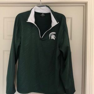 Michigan State 1/4 Zip